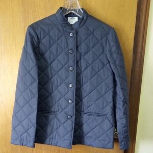 FA Chatta Ltd, Size Medium, Gray quilted jacket, polyester and cotton